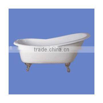 cast iron bathtub