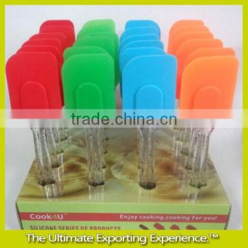 silicone butter scraping,Colorful silicone kitchen utensils scraping butter