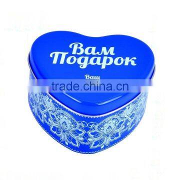 Fancy Special Custom Logo Printed Heart Shape Gift Box Mint Tin Gift Tin Box photo-4
