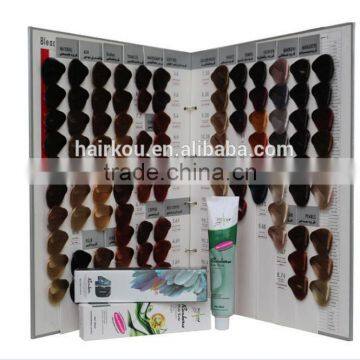 Rankous International Hair Color Chart With 104 Colors/OEM Professional Customized Hair Color Chart photo-2