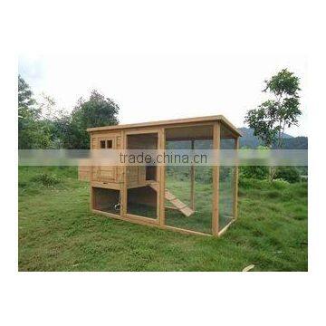 natural wood chicken coop