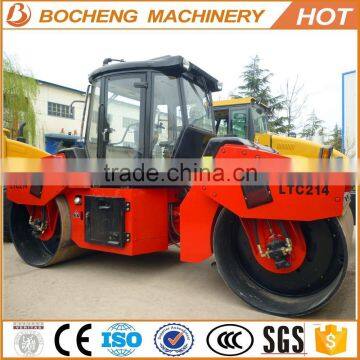 14 tons Fully hydraulic dual-drive double drum vibratory roller LTC214 Compactor