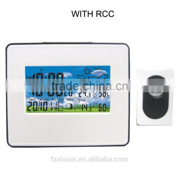 RF RCC Weather station/ 433mhz wireless weather station/ radio controlled weather station clock