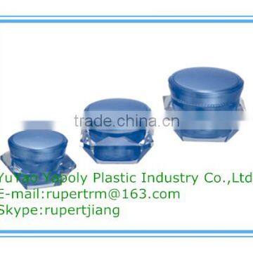 Good quality acrylic cosmetic airless cream jar