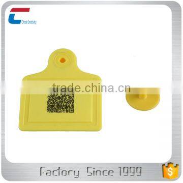 UHF RFID Animal Ear Tags With Barcode /qr Code for Tracking Identification Management photo-2