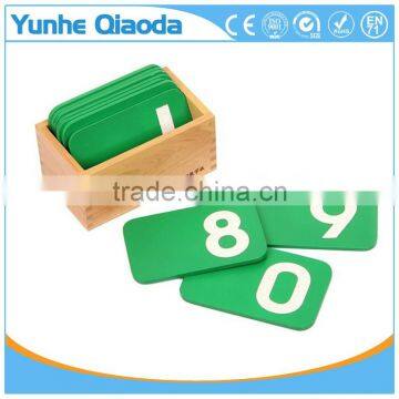 Baby Toy Montessori Math Toys Sandpaper Number With Box