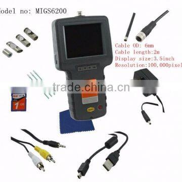 3.5" LCD welding inspection Borescope with 5.5mm probe and2m insertion cable