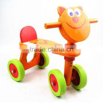 Kids Learning Walking Ride on Cat Animal Toy 4wheel Walking Bike photo-2