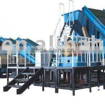 complete waste tire recycling machine