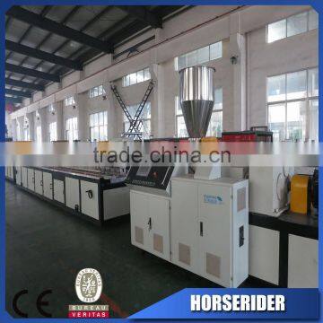 WPC pvc profile extrusion line/wpc pvc plastic door frame extrusion price