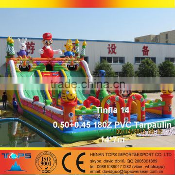 Inflatable Slide Tinfla 14 in PVC Tarpaulin Mario