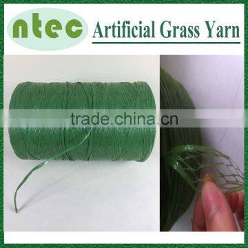 8000Dtex synthetic grass yarn/thread fibrillated type for leisure