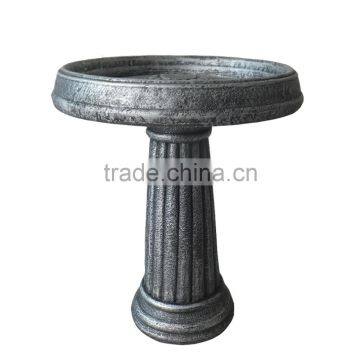 Cement Outdoor Handmade Garden Bird Bath Hot Sale photo-3