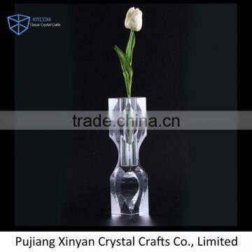 New products super quality crystal centerpieces wedding vase from manufacturer