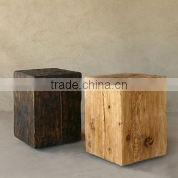 rustic wooden table set