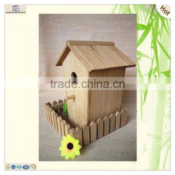 Sale Cheap Art Decorative Courtyard Wooden Bird Cages photo-3