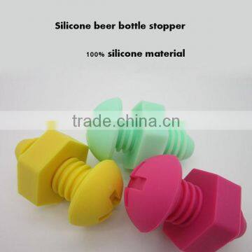 High quality silicone bottle stopper / silicone rubber wine bottle stopper silicone bottle cork stopper