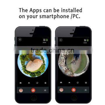 Factory Supply Latest 360 Degree 1080p Camera vr hd Dual Lens go Pro Sports Camera photo-4