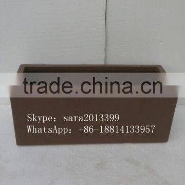 Fiberglass Planter Outdoor Big Rectangular Planter Flower Pot photo-4