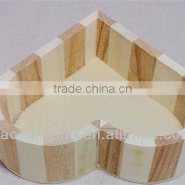 Decor Wooden Heart Shaped Jewelry Holder Wood Box Storge Box Mini Wooden Box Small Box For Weding Key Box photo-2
