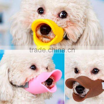 Pet training product silicone duckbill cover prevent barkand bite Toe clip