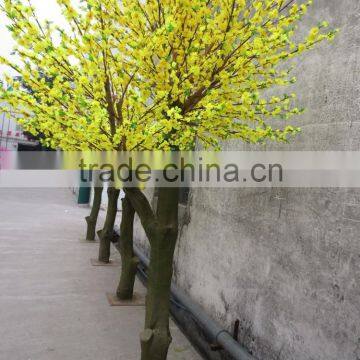 Yellow Silk Cherry Blossom Tree With Artificial Flower photo-2
