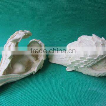 The Resin Little White Sleeping Angel Sculpture photo-3