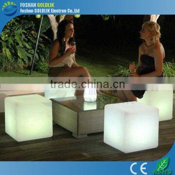 40cm RGB Color Change Night Club, Party LED Cube, Waterproof LED Cube Chair Lighting GKC-040RT photo-5