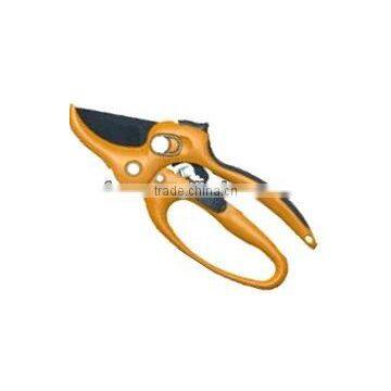 8 INCH METAL RATCHET BYPASS TREE PRUNING SCISSORS