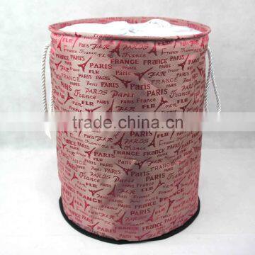 Fashional Style Foldable and Collapsible Laundry Basket With Strong Rope Handles photo-2