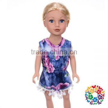 Wholesale Doll Outfits 18" Doll Pom Pom Romper photo-2