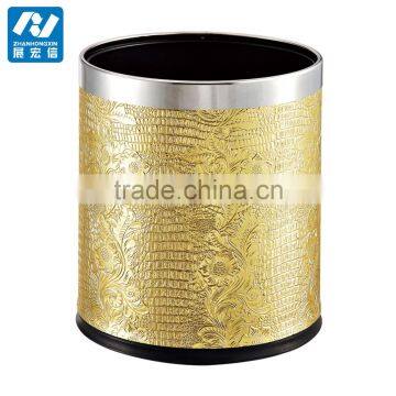 Hotel Room Stainless Steel Garbage Can Chatroom Dustbin photo-4