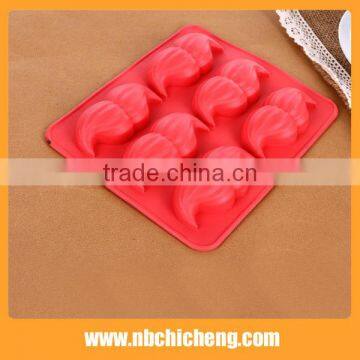 Food Grade TPR Ice Tray Mold/chocolate Tray Mold, Mustache Shape Chocolate Tray Mold for Fancy Design photo-3