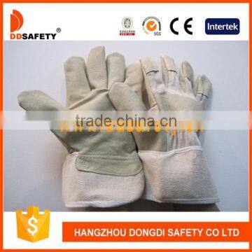 DDSAFETY Pig Split Leather Glove With Full Palm Safety Gloves