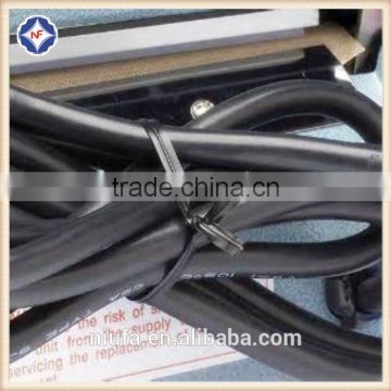 PE/PVC plastic coated single metal wire twist tie for wire cable