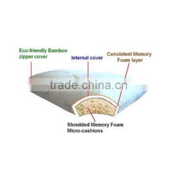 New Bamboo Fiber Rest Pillow Custom Bed Rest Shredded Memory Fom Pillow photo-4