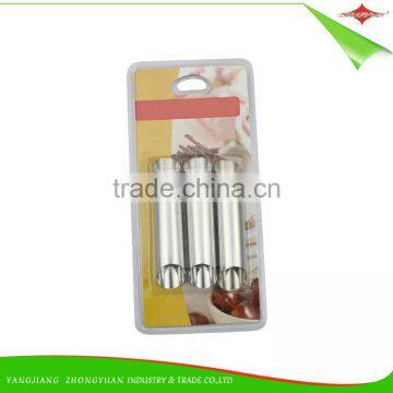 ZY-F1411 3pcs Stainless Steel Pancake Roller Set Cake Roller Set Cake Tube Set photo-5