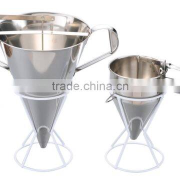 Made in Japan Stainless Steel Piston Funnel Piston Dispenser Piston Funnel Holder Piston Funnel Stand photo-4