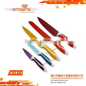 A3302-1 Great Style 5pcs Stainless Steel Knife Set photo-5