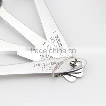 4-Piece Set Stainless Steel Measuring Spoons Kitchen Tools Tablespoon Teaspoon Set photo-4