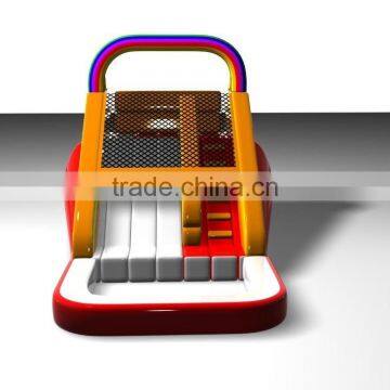New Design Funny 16ft Rainbow Inflatable Water Slide With Pool photo-4