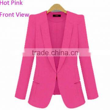 2016 Wholesale Slim Leisure Ladies Blazers Designs for Women photo-6