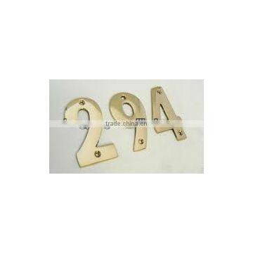 Brass Door Numbers and Letters