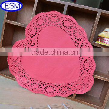 Disposable High quality colored Paper doilies with Various Designs Available