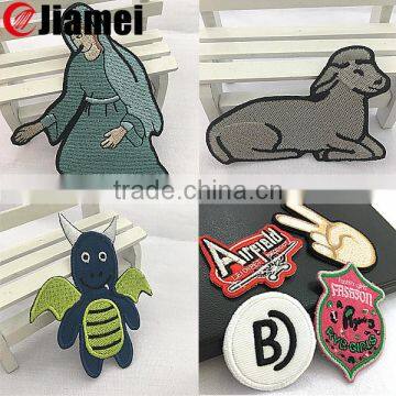 Fabric Logo Embroidery Patch Label Stitched for Clothing photo-2