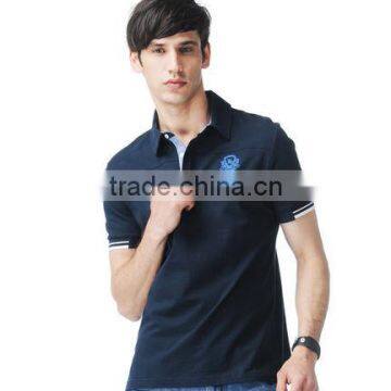 2013 bulk sale slim fit custom fashion new design men's polo shirts,fashion style for men's polo shirt with rib