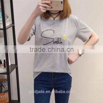 Wholesale Loose Short Sleeve Women t Shirt Custom Printing t Shirt photo-5