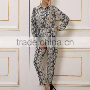 Ladies Long Sleeve Slinky Cuffed Jumpsuit for Women photo-2