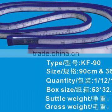 Kearing 90cm Flexible Curve Rulers 36'' Measuruing Tape for Sewing Market #KF90 photo-3