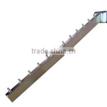 Chrome Satin 5-pin Metal Bracket Garment Apparel Hooks photo-4
